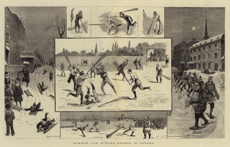 Nyári és téli sportok Kanadában alkotó: William Ralston