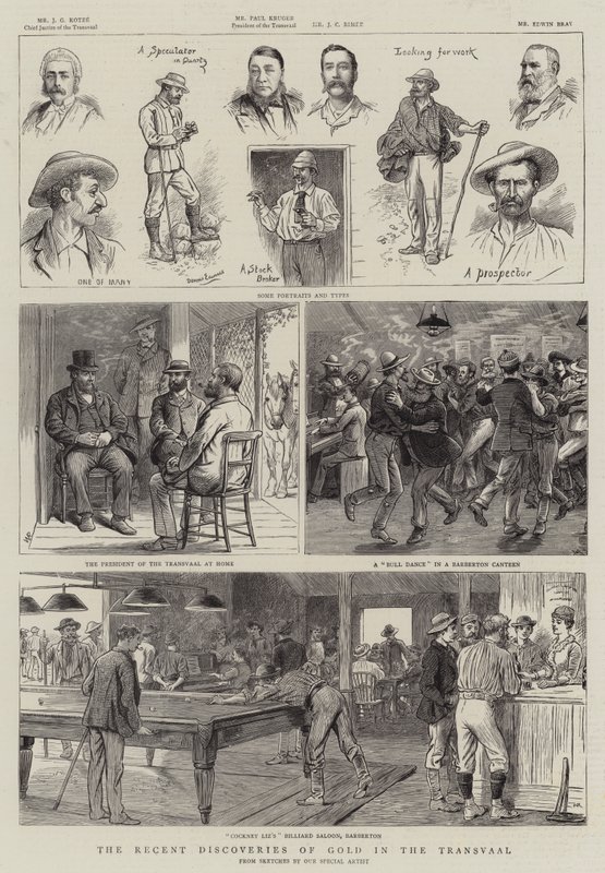Az arany legújabb felfedezései a Transvaalban alkotó: William Ralston