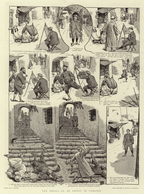 Egy művész próbatételei Tangerben alkotó: William Ralston