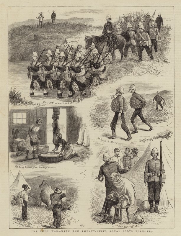 A zulu háború, a huszonegyedik királyi skót fusilierekkel alkotó: William Ralston