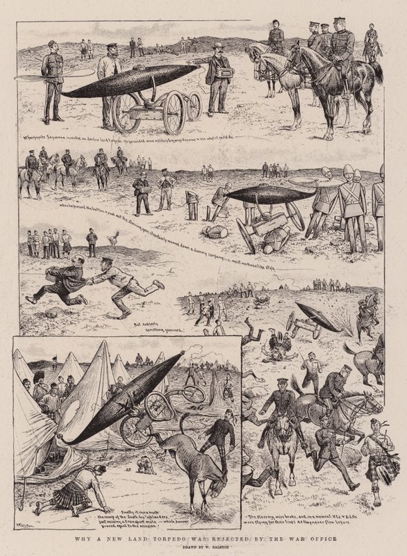 Miért utasította el a hadihivatal egy New Land Torpedót? alkotó: William Ralston