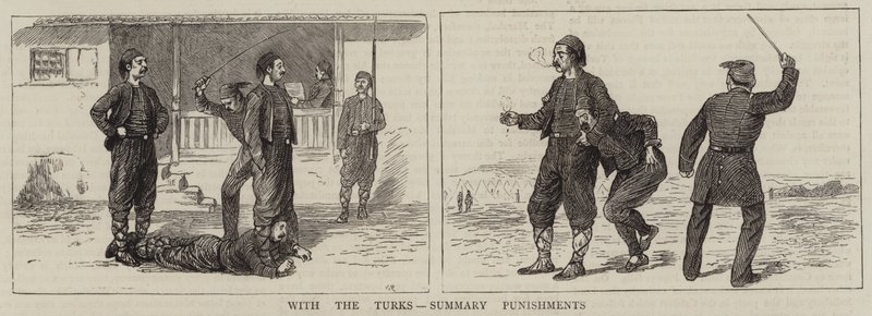 A törökökkel, Összefoglaló büntetések alkotó: William Ralston