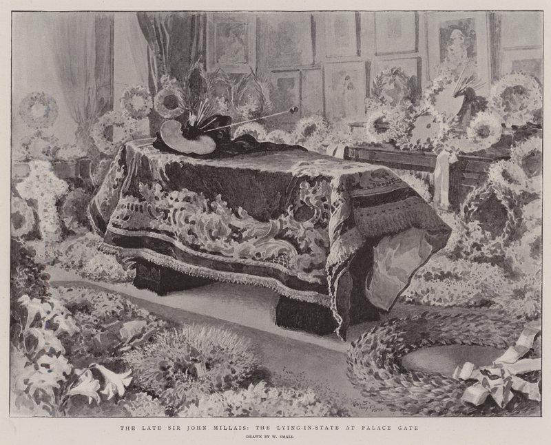 A néhai Sir John Millais, a Palotakapuban fekvő állam alkotó: William Small