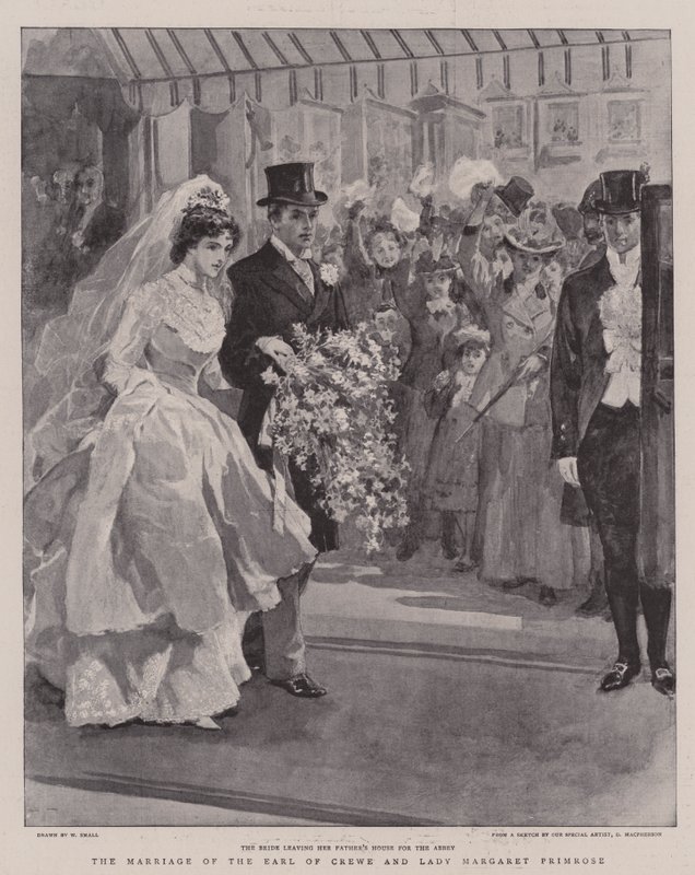 Crewe grófja és Lady Margaret Primrose házassága alkotó: William Small