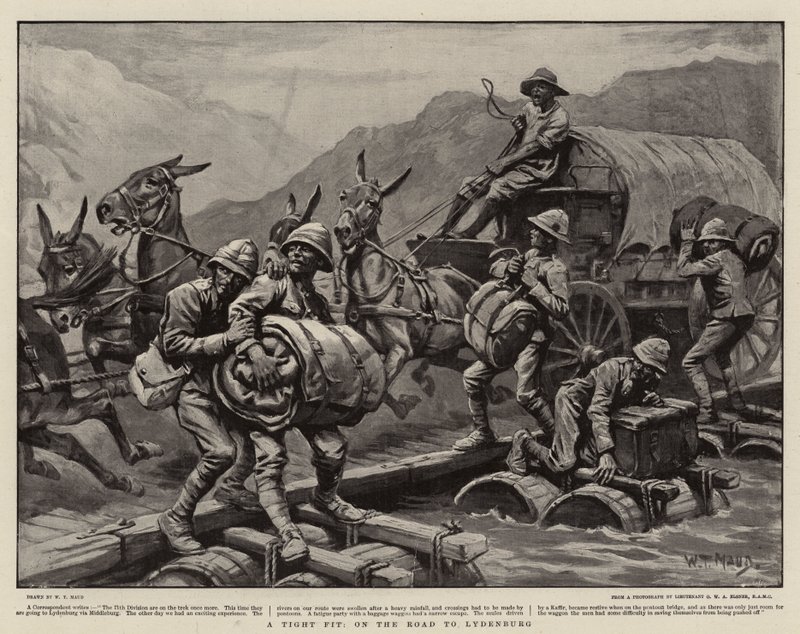 Tight Fit, a Lydenburg felé vezető úton alkotó: William T. Maud