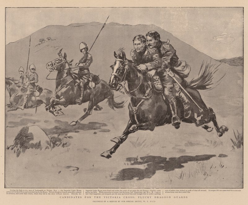 A Viktória-kereszt jelöltjei, Plucky Dragoon Guards alkotó: William T. Maud