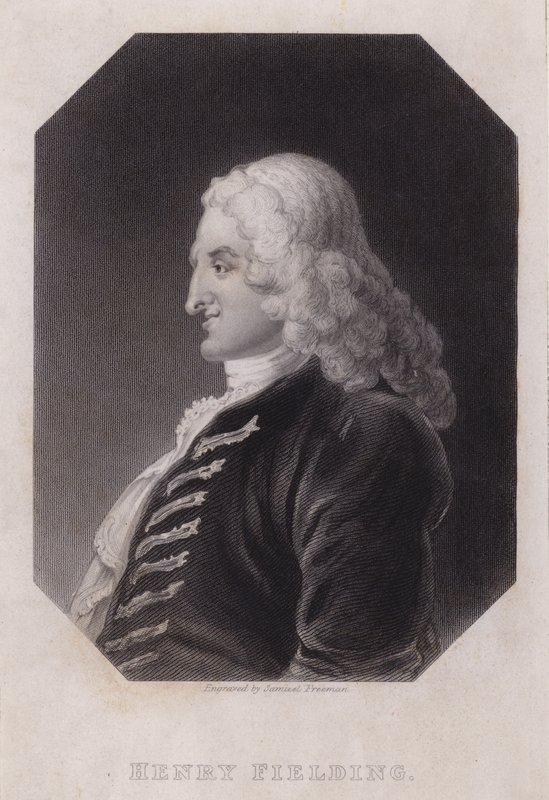 Henry Fielding angol regény- és drámaíró (metszet) alkotó: William (after) Hogarth