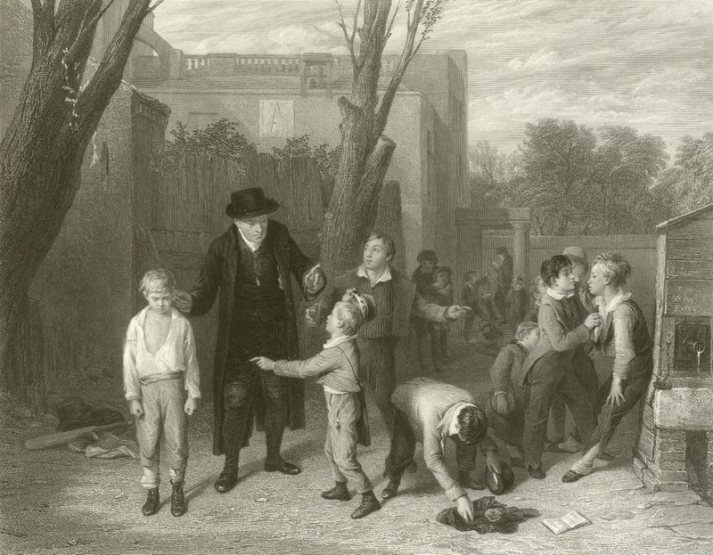 A harc megszakadt (metszet) alkotó: William (after) Mulready