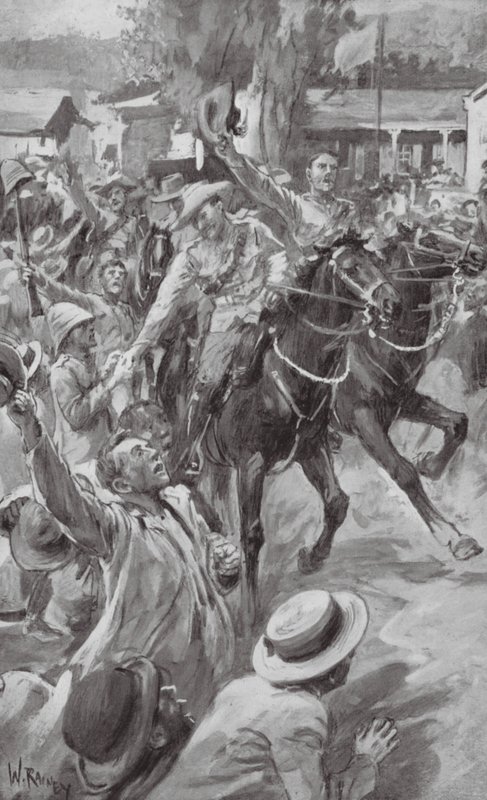 Ladysmith felmentése (litográfia) alkotó: William (after) Rainey