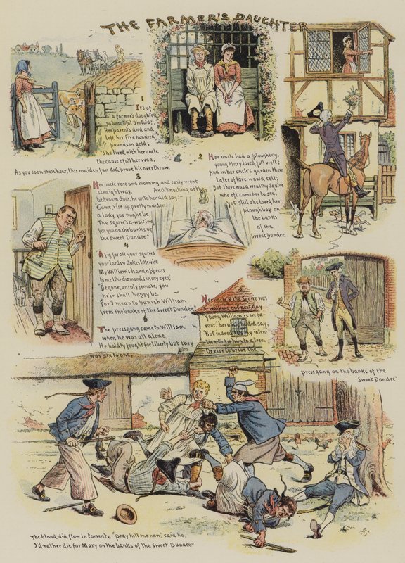 A gazda lánya (chromolitho) alkotó: William (after) Ralston