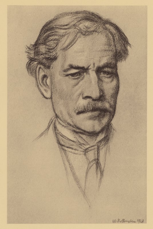 J Ramsay Macdonald tiszteletbeli elnök portréja (litográfia) alkotó: William (after) Rothenstein