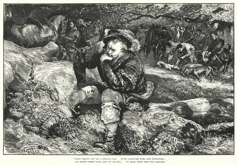 Henrik király darabja (metszet) alkotó: William (after) Small