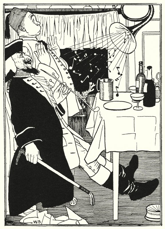 Illusztráció Münchausen báró kalandjaihoz (metszet) alkotó: William (after) Strang