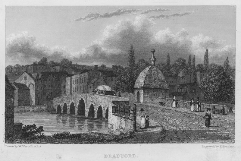 Bradford (metszet) alkotó: William (after) Westall