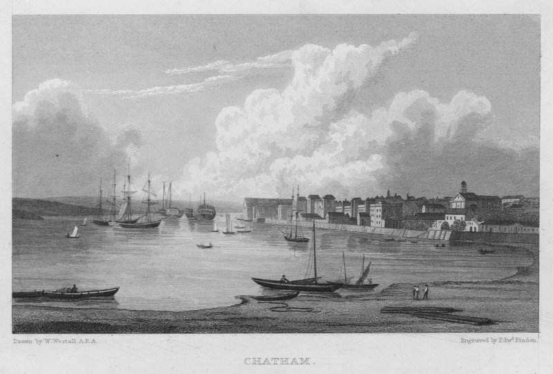 Chatham (metszet) alkotó: William (after) Westall