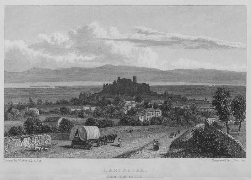 Lancaster, délről (metszet) alkotó: William (after) Westall