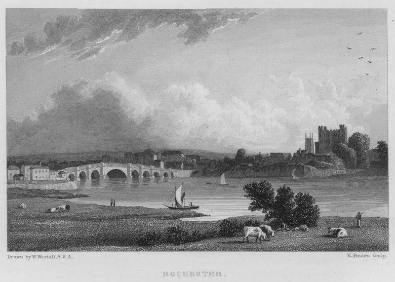 Rochester (metszet) alkotó: William (after) Westall