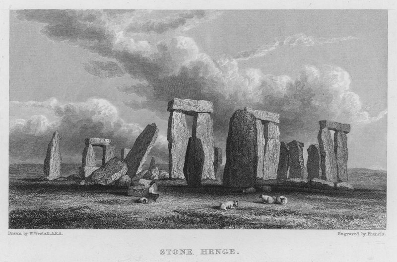 Stonehenge (metszet) alkotó: William (after) Westall