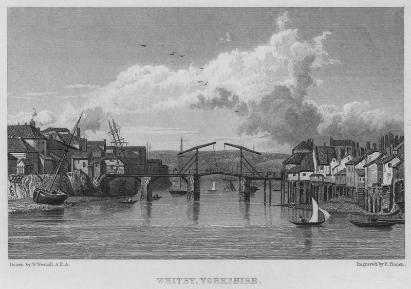 Whitby, Yorkshire (metszet) alkotó: William (after) Westall