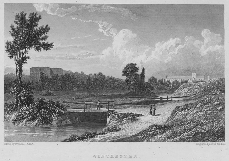 Winchester (metszet) alkotó: William (after) Westall