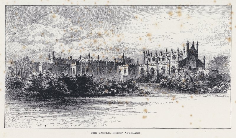 A kastély, Auckland püspök (metszet) alkotó: William Alexander Ansted