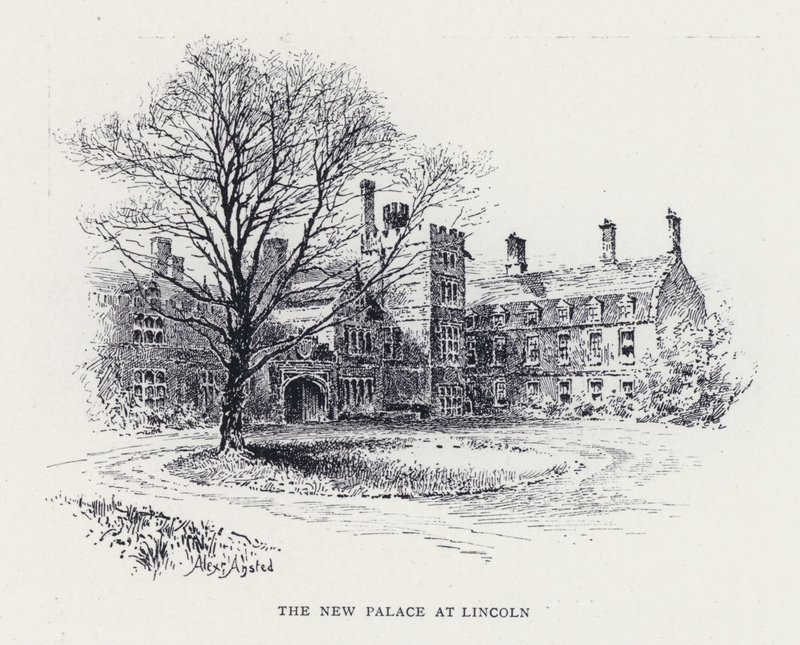 Az új lincolni palota (metszet) alkotó: William Alexander Ansted