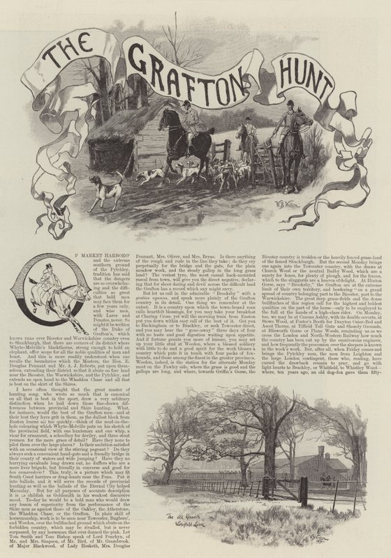 A Grafton-vadászat alkotó: William Barnes Wollen