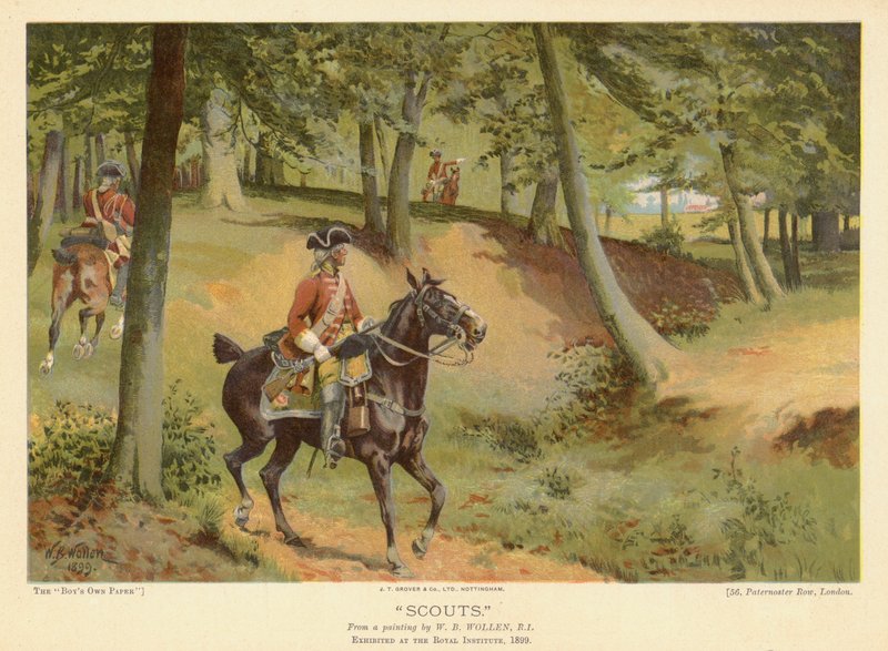 cserkészek alkotó: William Barnes after Wollen
