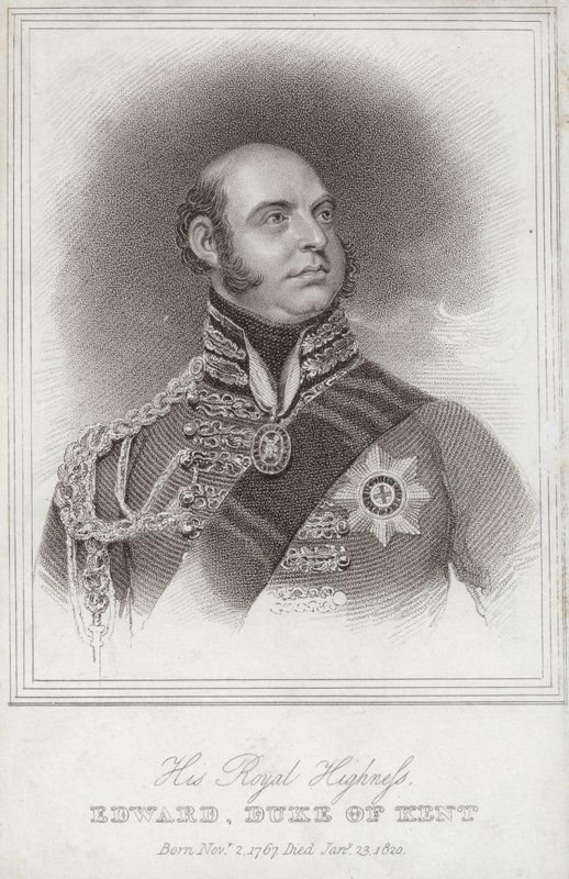 Edward herceg portréja; Kent és Strathearn hercege alkotó: William Beechey