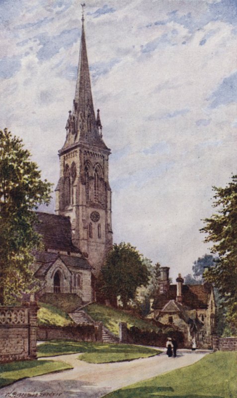 Edensor templom, Chatsworth alkotó: William Biscombe Gardner
