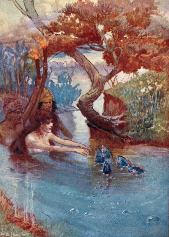Illusztráció: Vathek, An Arabian Tale, William Beckford (színes litó) alkotó: William Bradshaw Handforth