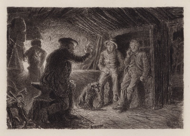 Egy félelmetes mese (metszet) alkotó: William Brassey (after) Hole