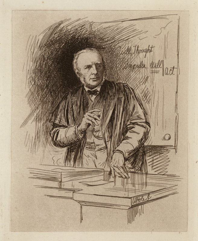 Henry Calderwood, az erkölcsfilozófia professzora (metszet) alkotó: William Brassey (after) Hole