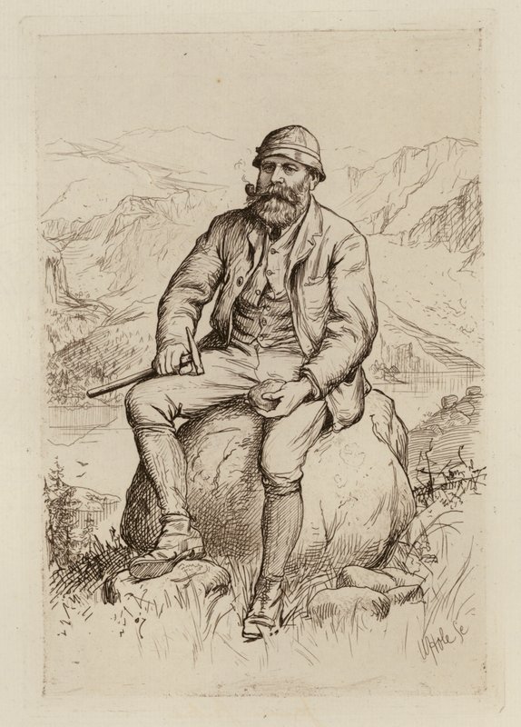 James Geikie, a geológia professzora (metszet) alkotó: William Brassey (after) Hole