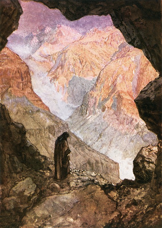 Illés a Hóreb sivatagában alkotó: William Brassey Hole