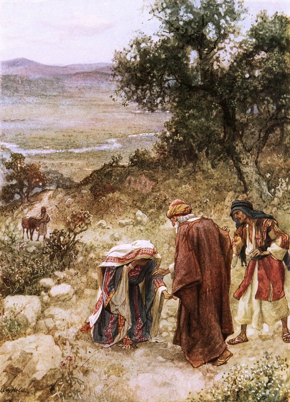 Elizeus és a Sunammit alkotó: William Brassey Hole