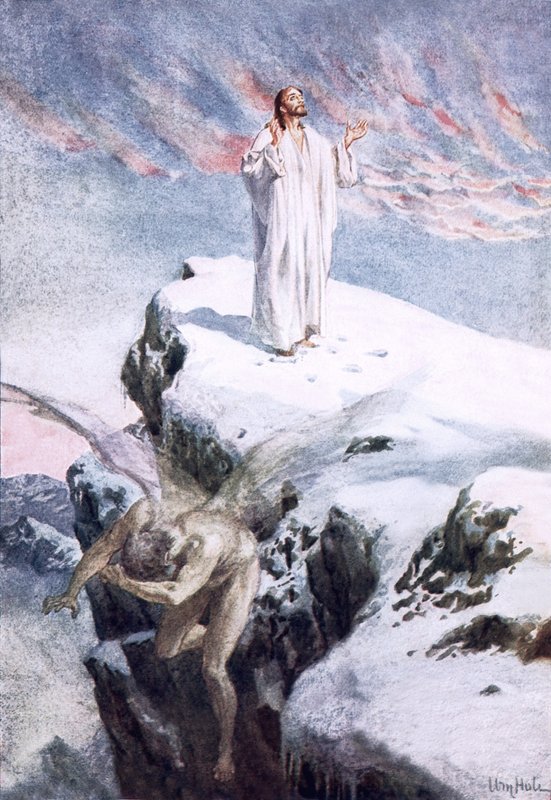 "Menj innen, Sátán" alkotó: William Brassey Hole