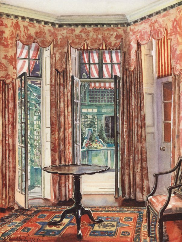Belsőépítészet: (színes litográfia) alkotó: William Bruce Ellis Ranken