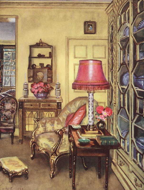 Belsőépítészet: (színes litográfia) alkotó: William Bruce Ellis Ranken
