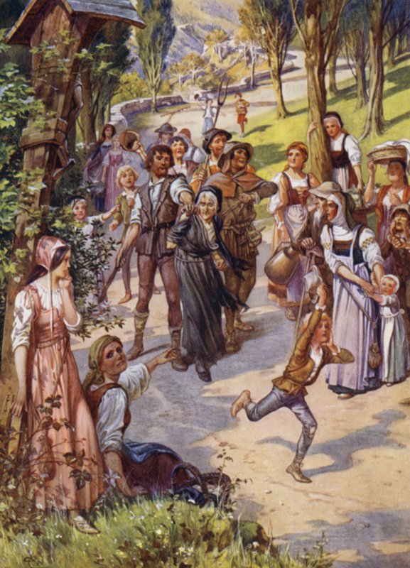 Illusztráció a levegő gyermekéhez, M H. Spielmann (színes litó) alkotó: William Charles John Pitcher
