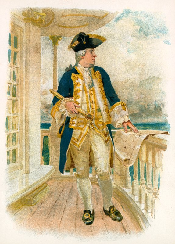 Admirális, 18. század alkotó: William Christian Symons