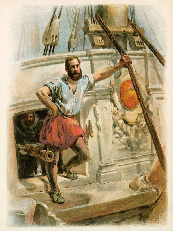 Drake egyik embere, 1588 alkotó: William Christian Symons