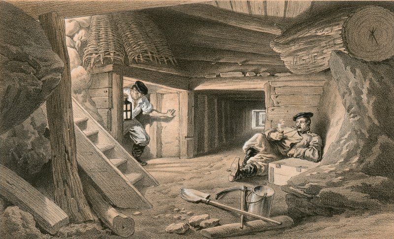 Az enyém a Bastion du Matban alkotó: William Crimea Simpson