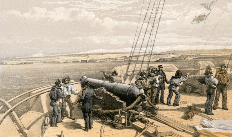 Sebastopol a tengertől alkotó: William Crimea Simpson