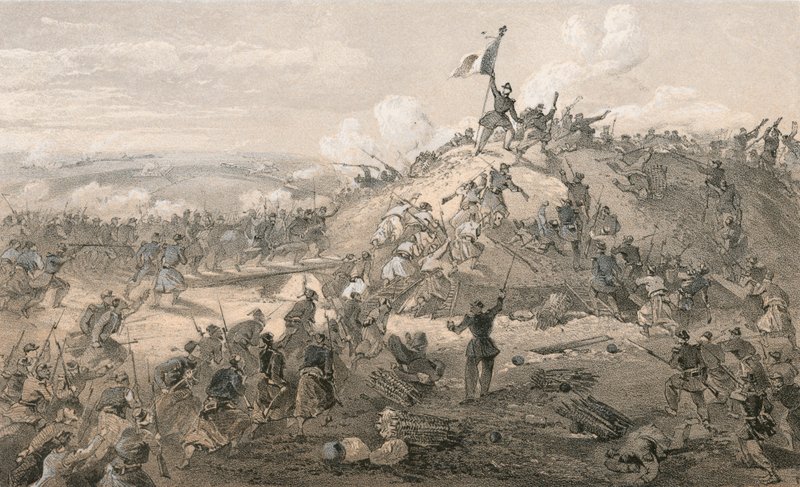 A Malakoff elleni támadás alkotó: William Crimea Simpson