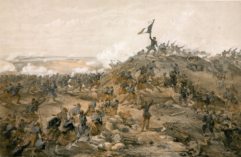 A Malakoff elleni támadás alkotó: William Crimea Simpson