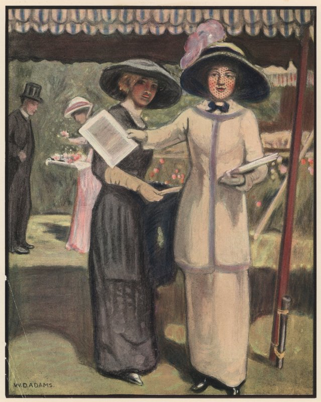 The Charity Bazaar, "Nincs változás" (színes litó) alkotó: William Dacres Adams