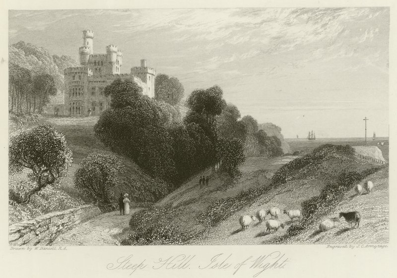 Steep Hill alkotó: William Daniell