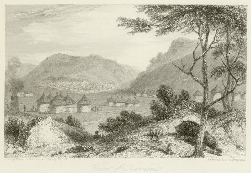 Kamalia kilátása alkotó: William Daniell