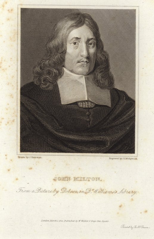 John Milton portréja alkotó: William Dobson
